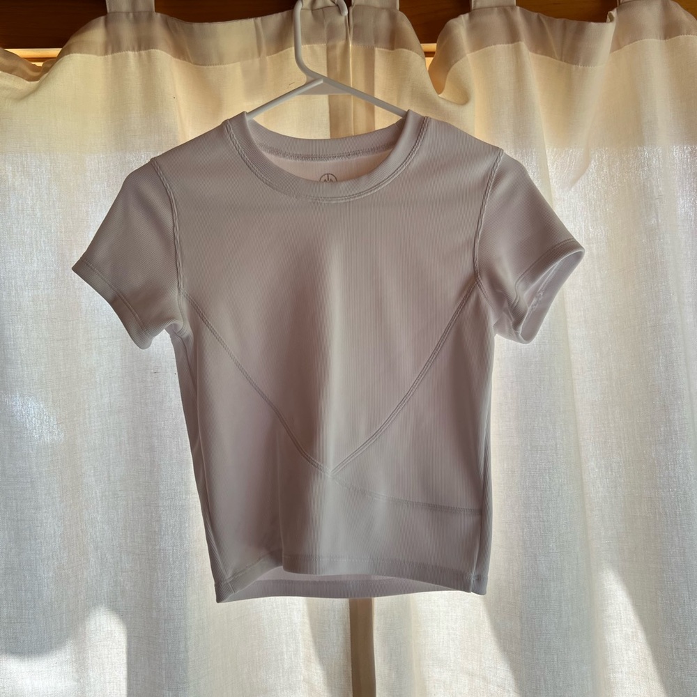 White Fitted Short Sleeve T-Shirt